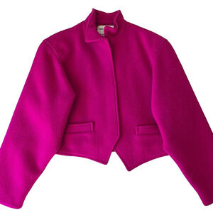 Vintage Women’s Wool Blazer Sz‎ 6 Roth-Le Cover Batwing Waist Old Money Business